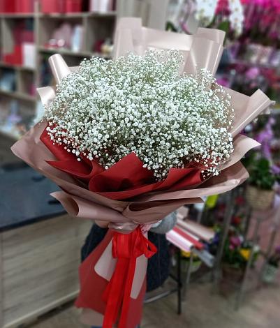 Букет цветов из: Гипсофила в Нижних-Сергах