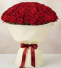 Букет 101 Красная роза Милано в Нижних-Сергах