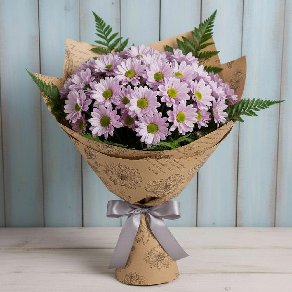 Букет цветов из: Хризантемы в Нижних-Сергах