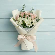 Букет цветов из:  Альстромерии в Нижних-Сергах