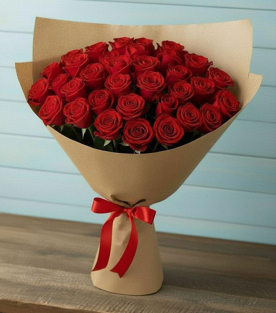 Букет Красные розы Милано в Нижних-Сергах