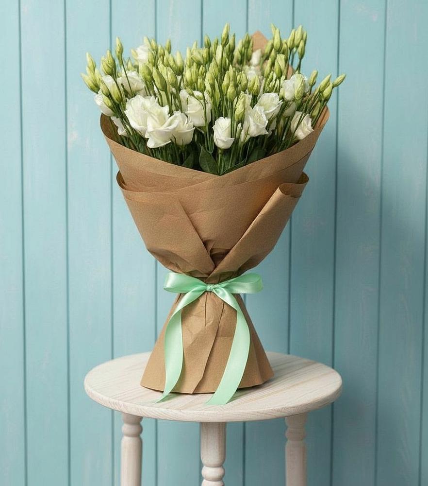 Букет цветов из: Лизиантусы в Нижних-Сергах