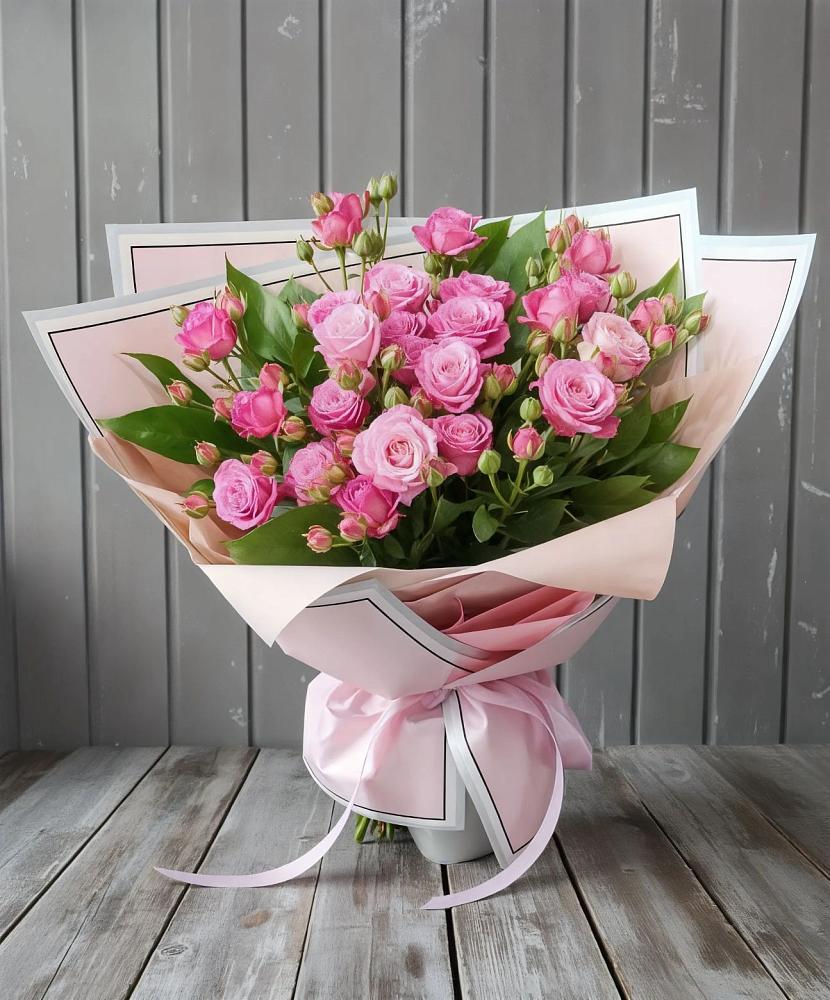 Букет Розовый кустик в Нижних-Сергах