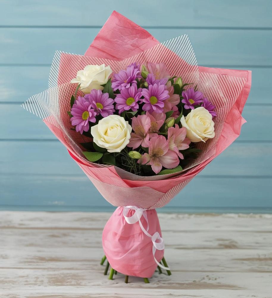 Букет цветов из: Герберы в Нижних-Сергах